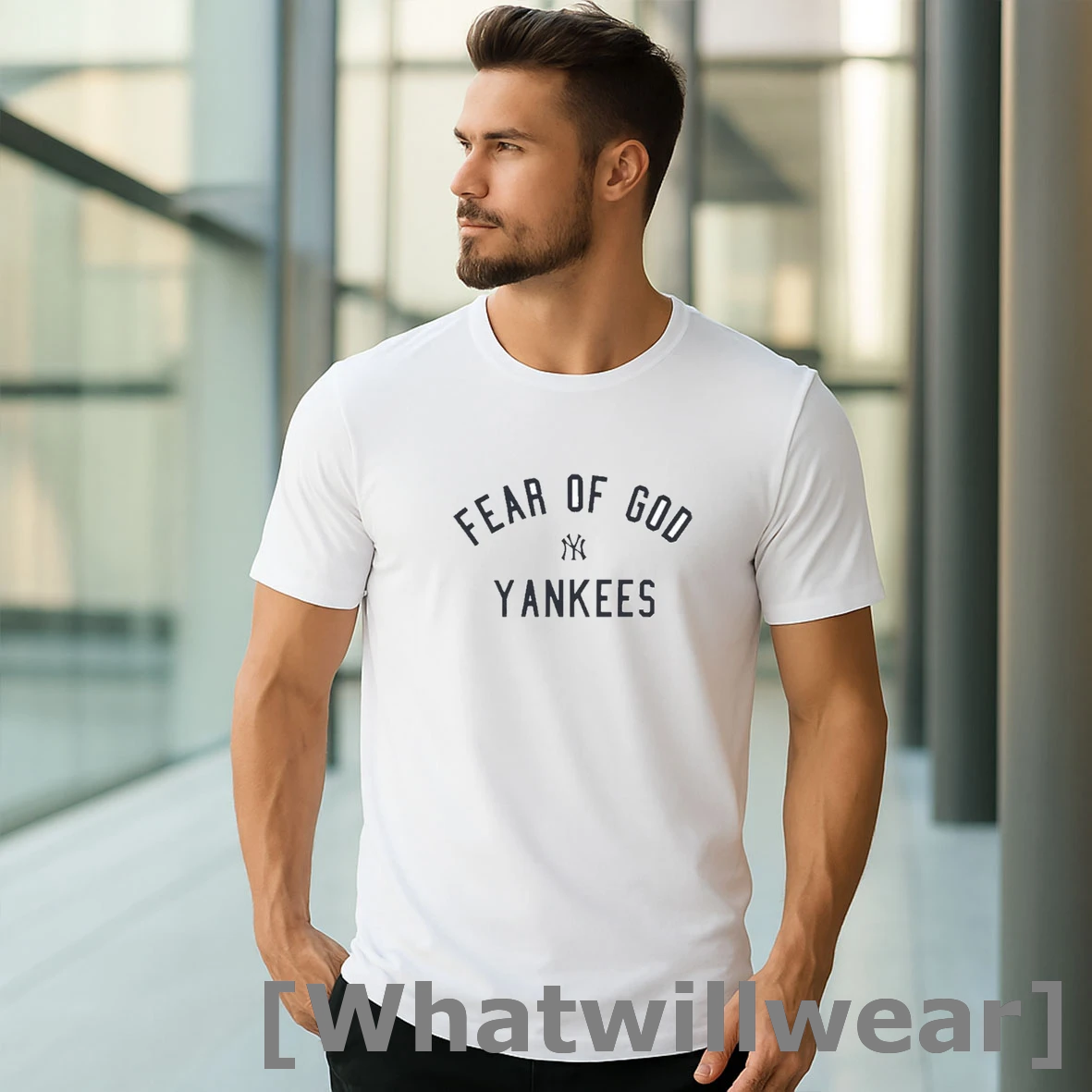 Official New York Yankees Mlb Fear Of God Shirts