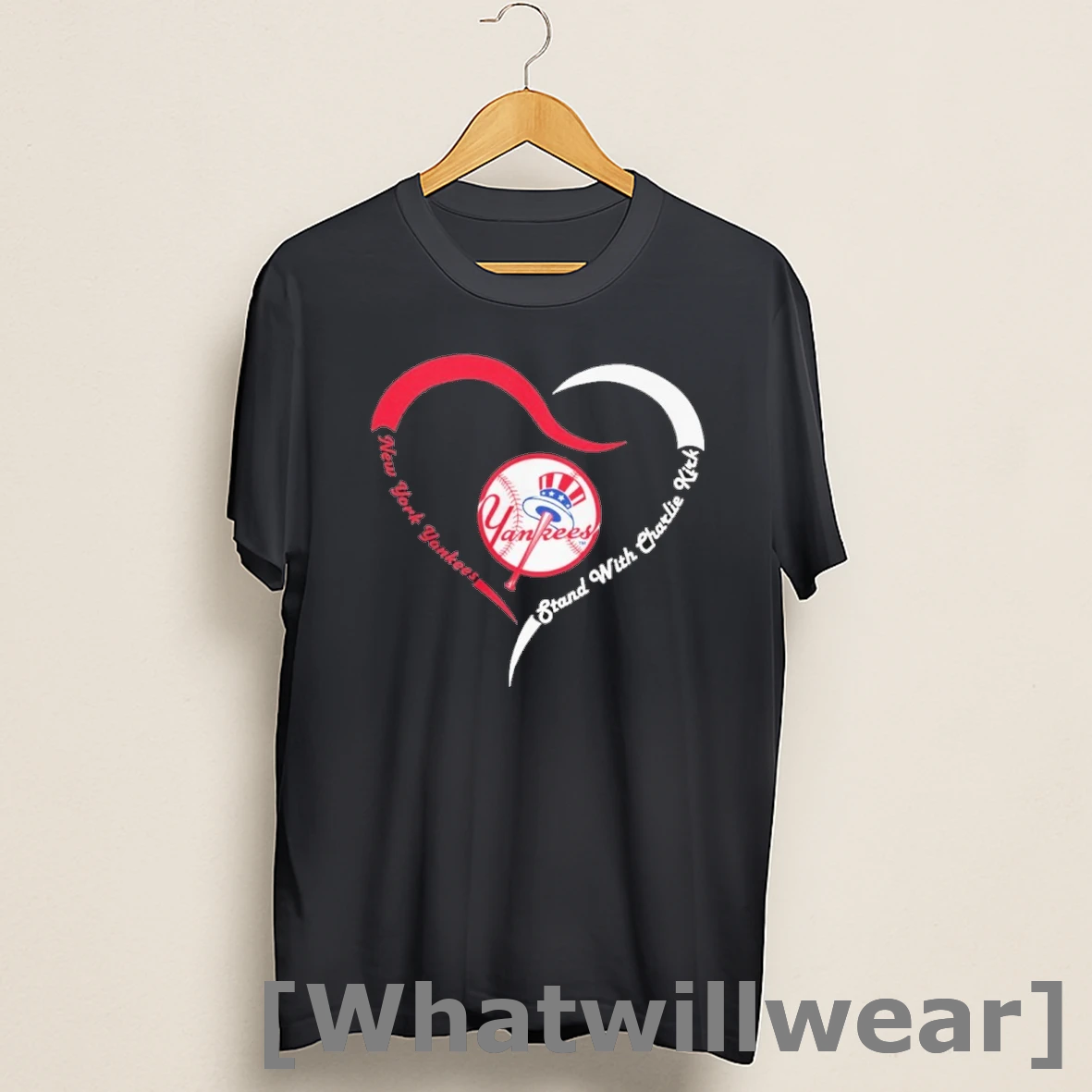 Official New York Yankees Stand With Charlie Kirk Shirts