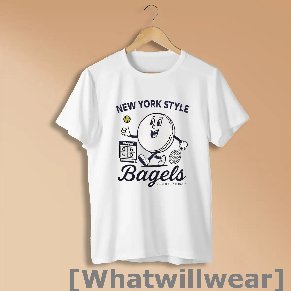 Official New York Style Usopen 66 60 Bagels Served Fresh Daily Shirts