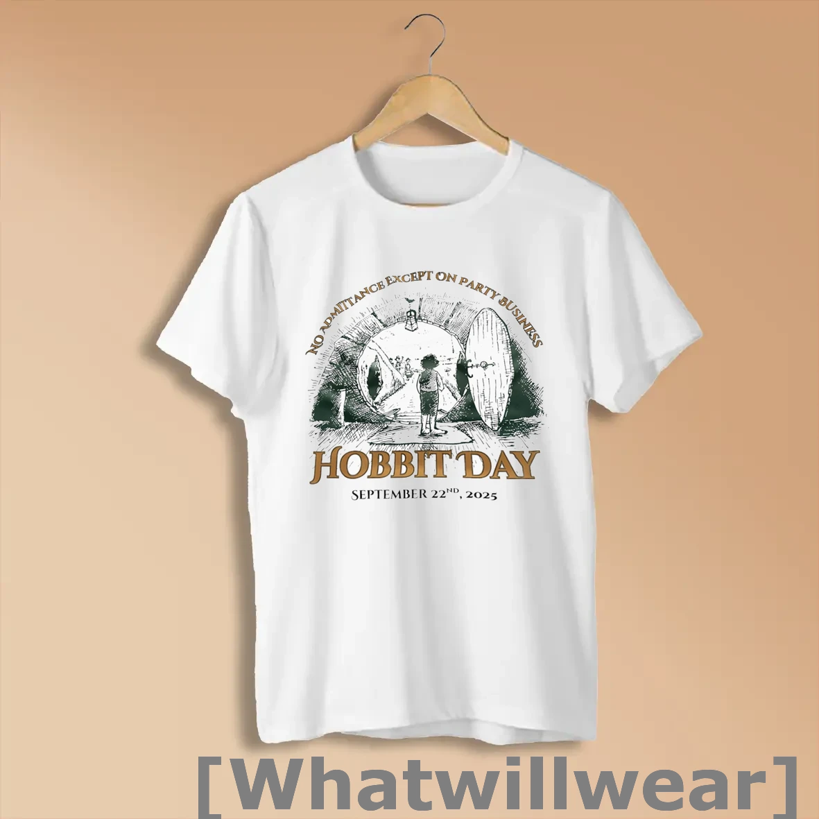 Official No Admittance Except On Party Business Hobbit Day September 22nd 2025 Shirts