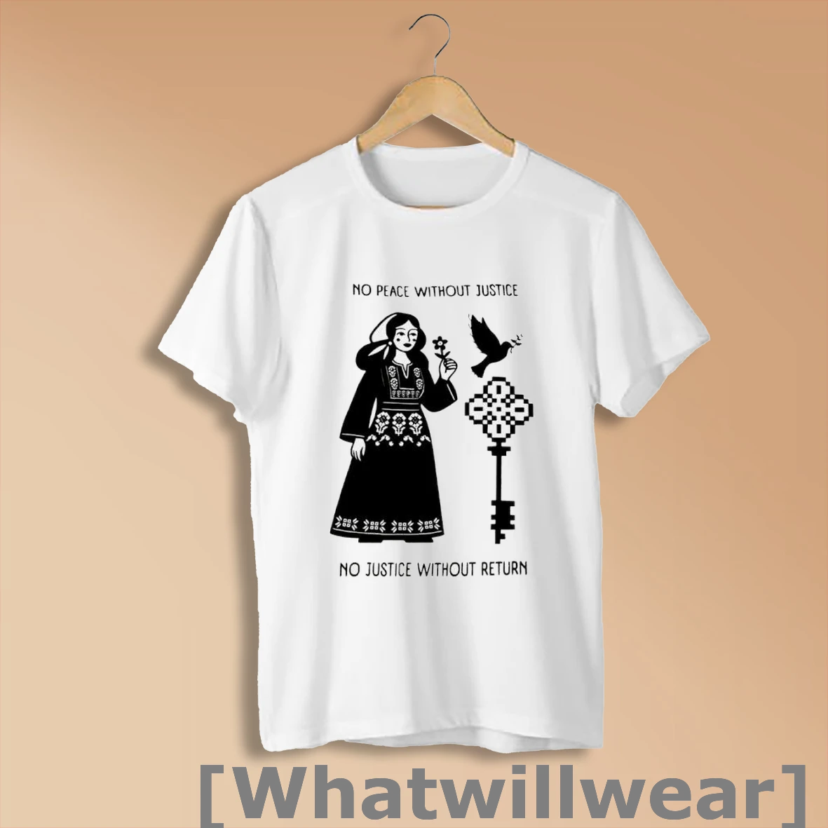 Official No Peace Without Justice No Justice Without Return Peace Symbol Shirt Sweatshirt