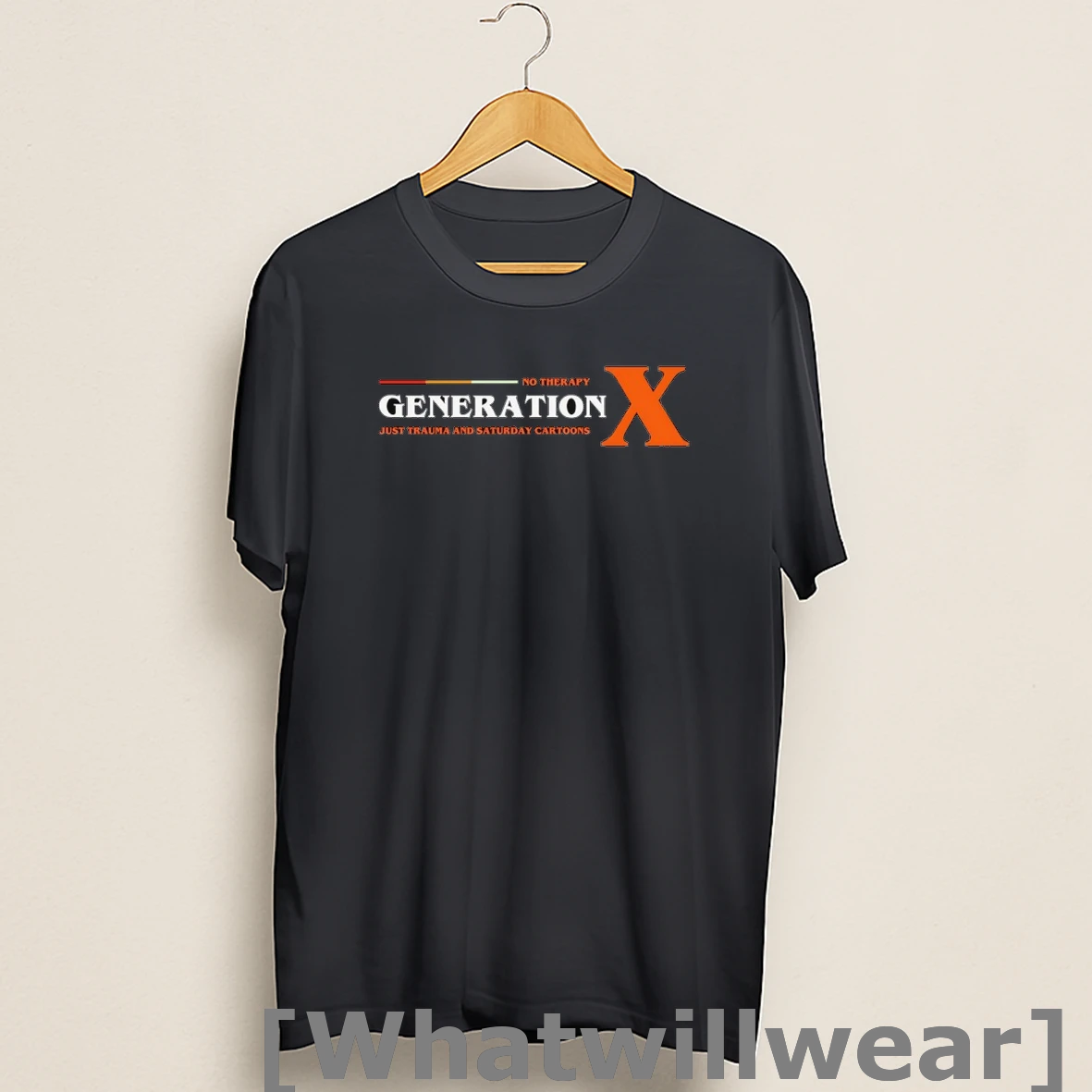 Official No Therapy Generation X Just Trauma And Saturday Cartoons Shirts