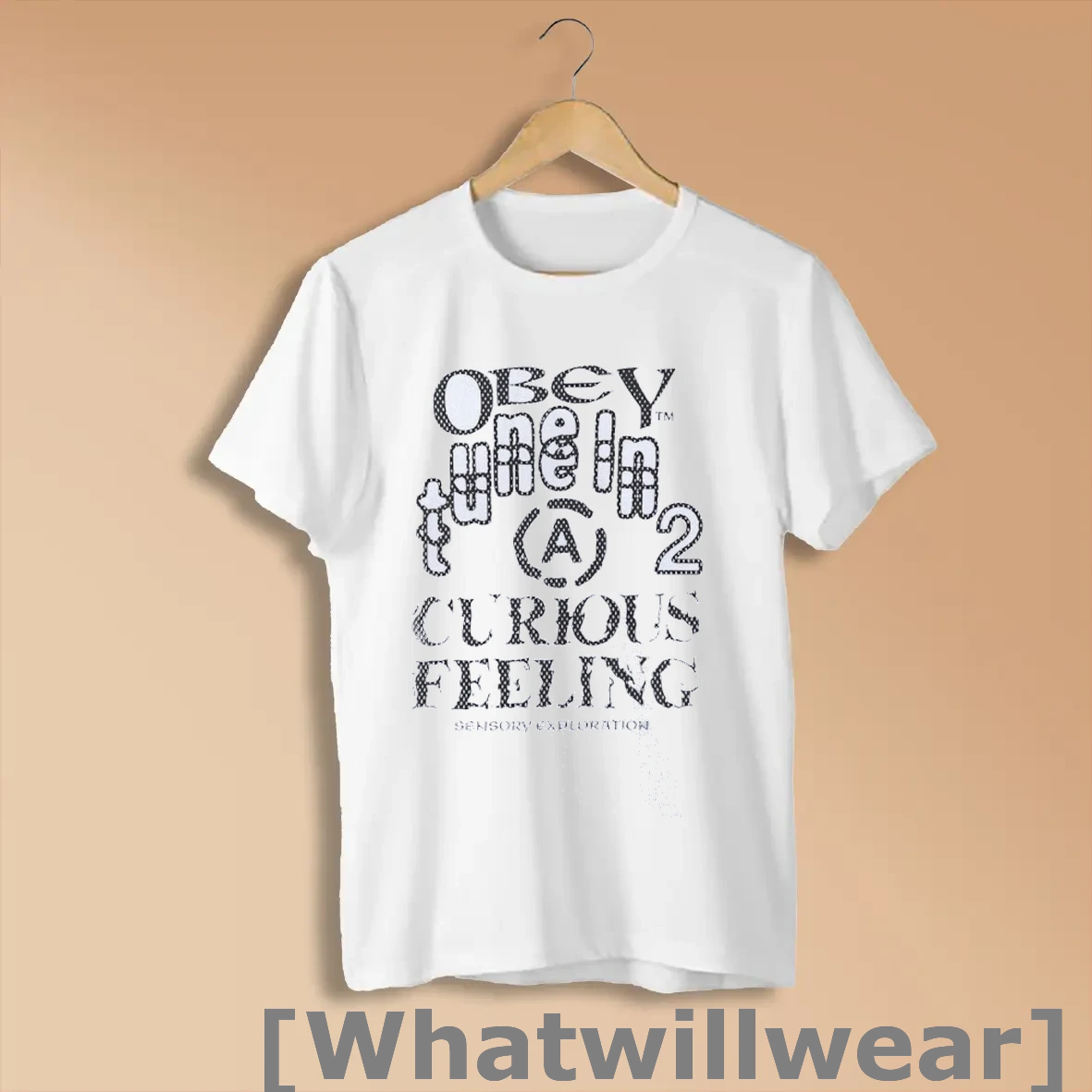 Official Obey Tunein 2 Curious Feeling Sensory Exploration Shirts