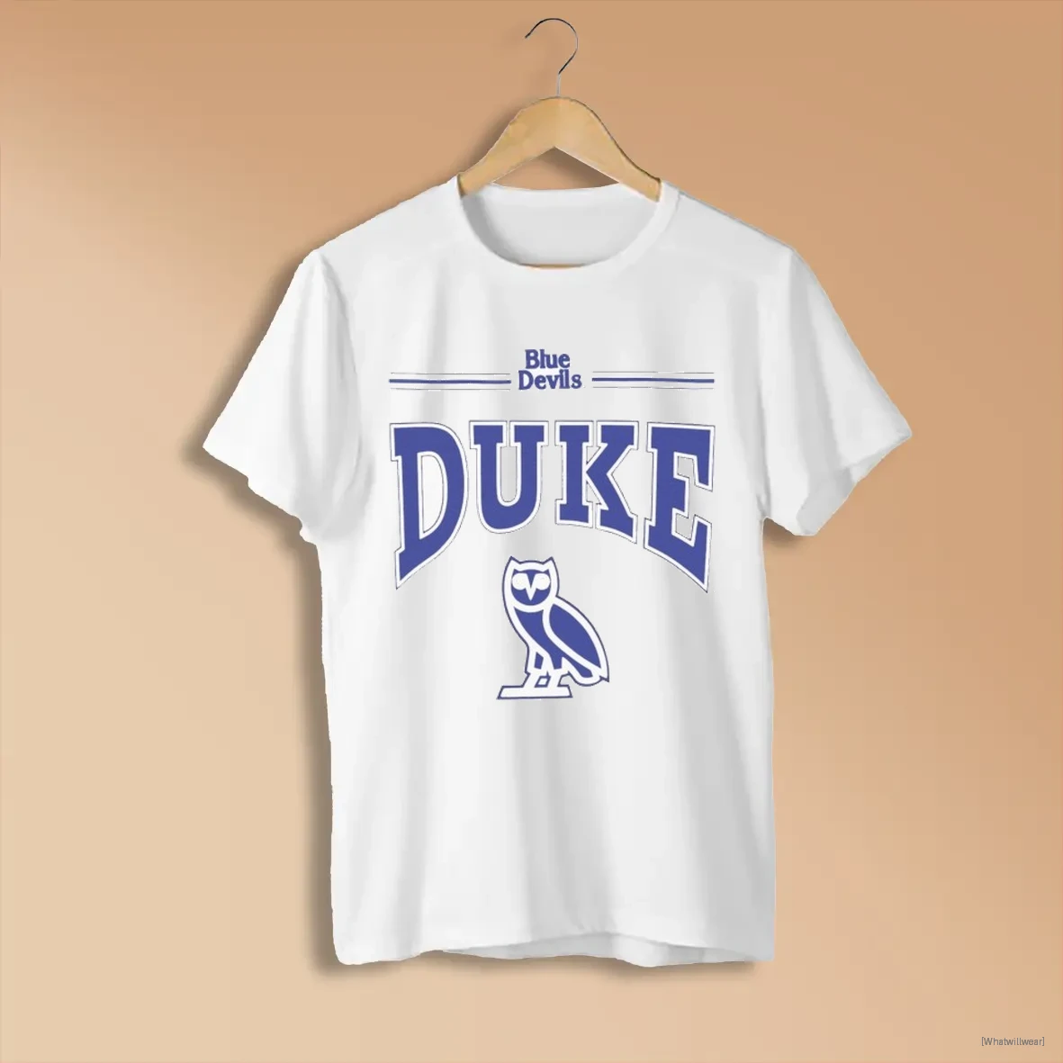 Official Official Duke Blue Devils X Ovo T Shirts Shirts