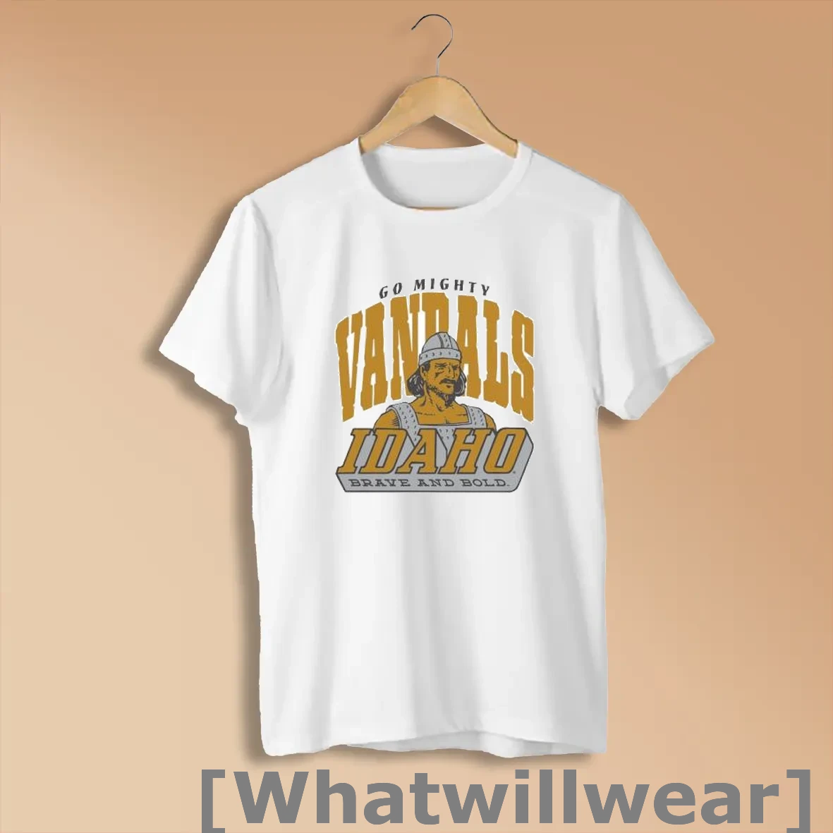 Official Official Idaho Mighty Vandals Brave And Bold Go Mighty Logo Shirts