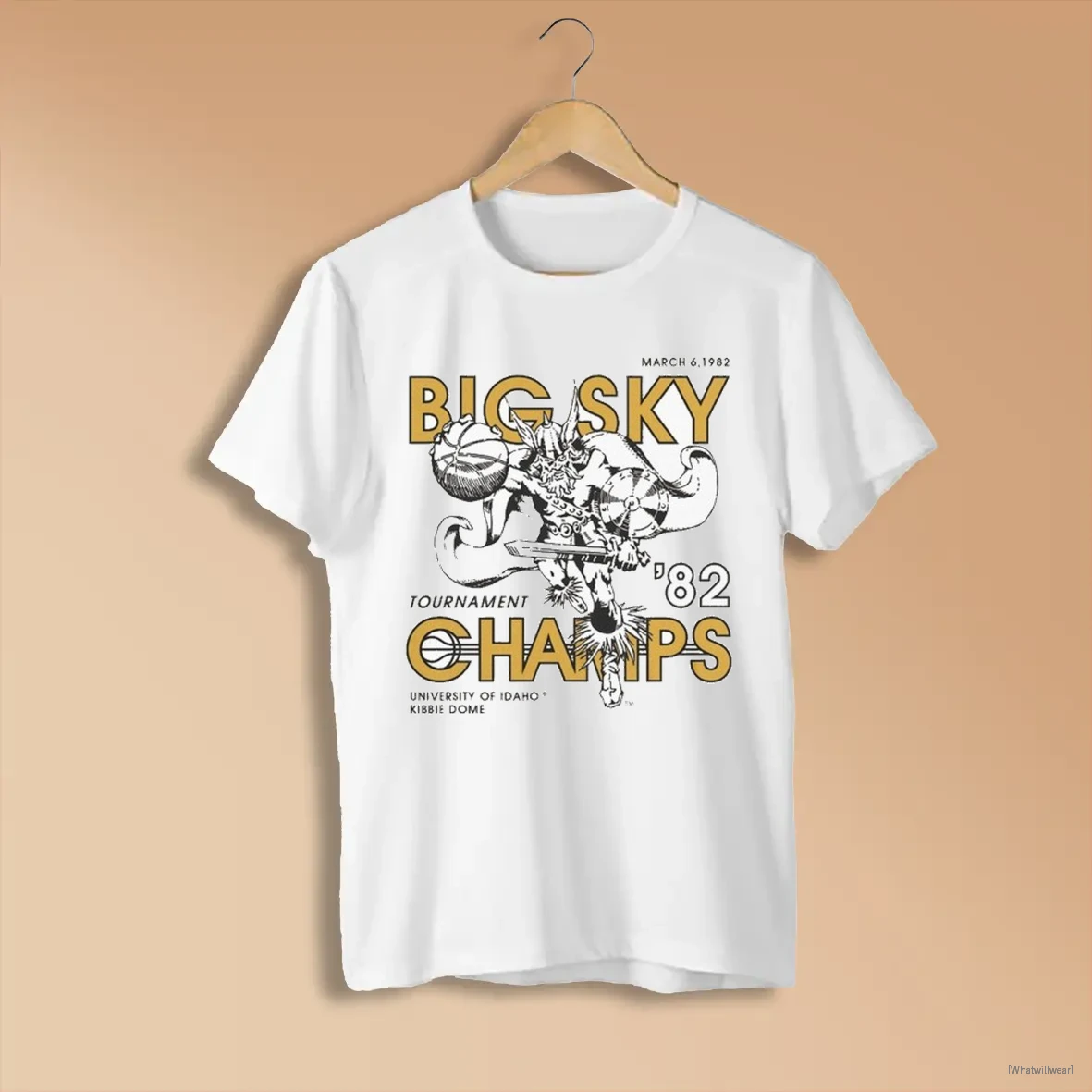 Official Official Idaho Vandals 1982 Big Sky Champs University Kibbie Dome T Shirts Shirts