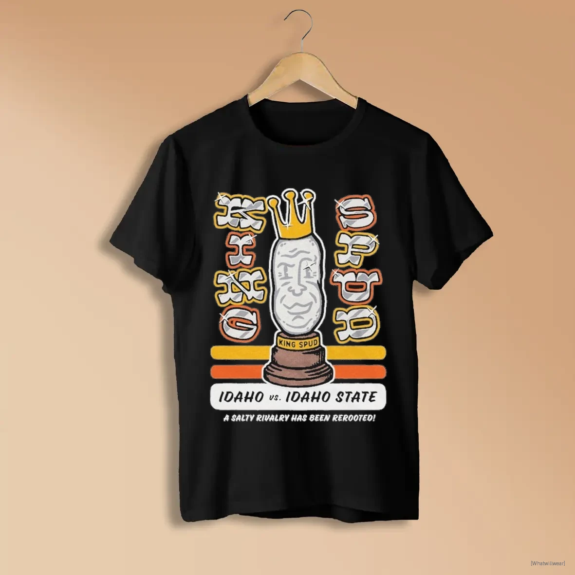 Official Official Idaho Vandals Idaho Vs Idaho State A Salty Rivalry Has Been Rerooted King Spud Trophy T Shirts Shirts