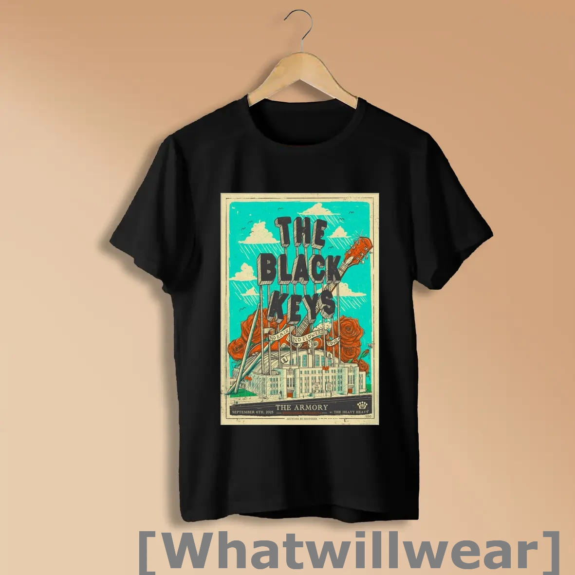 Official Official The Black Keys September 6 2025 The Armory In Minneapolis Mn T Shirts
