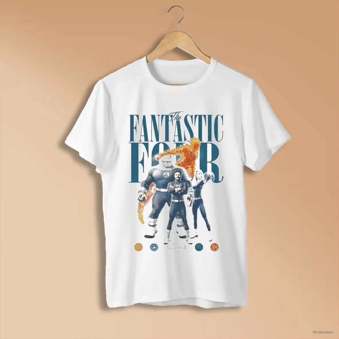 Official Official The Fantastic 4 First Steps Team T Shirts Shirts