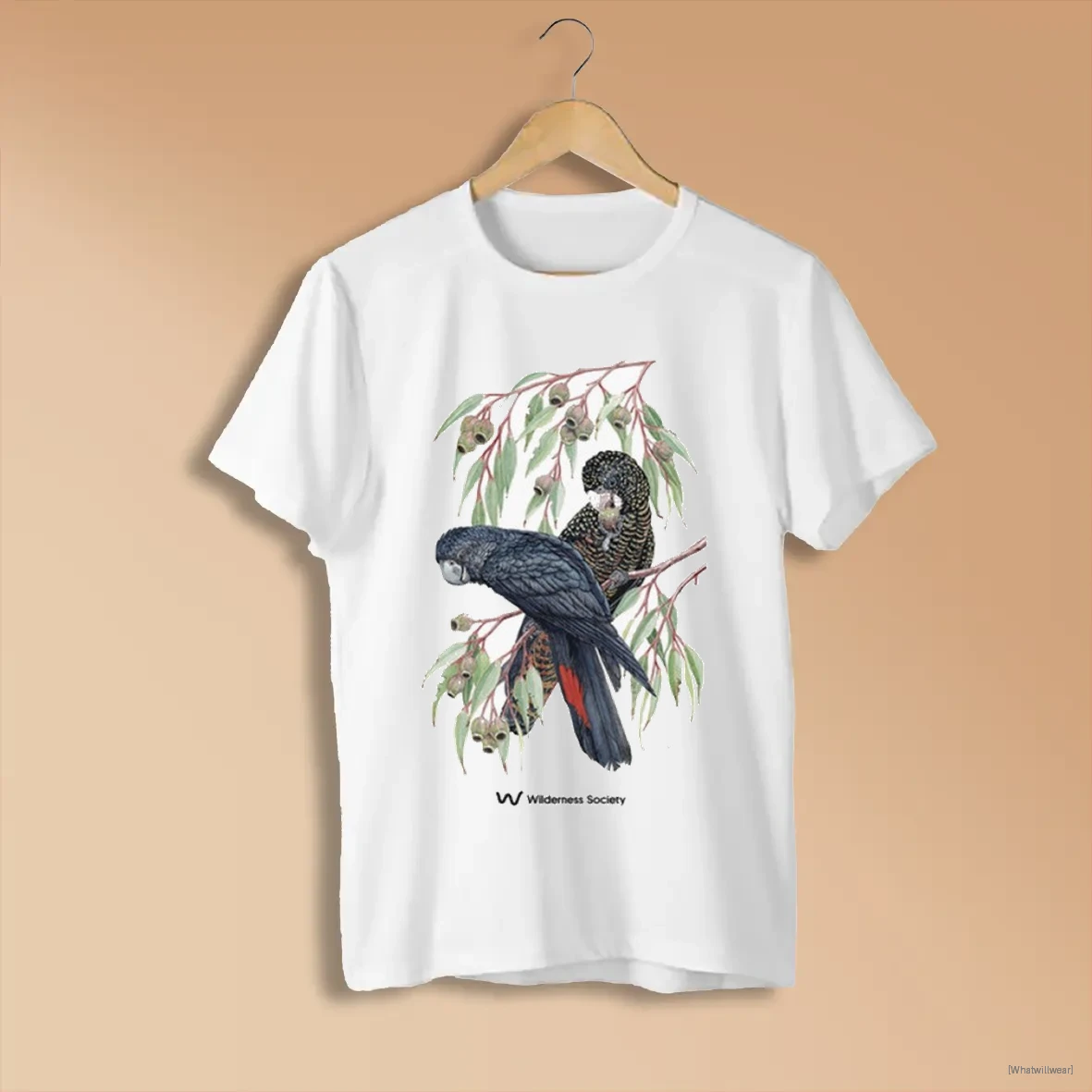 Official Official Wilderness Society Forest Red Tailed Cockatoo T Shirts Shirts