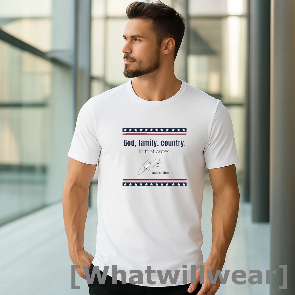Official Officials Charlie Kirk God Family Country In That Order Shirts