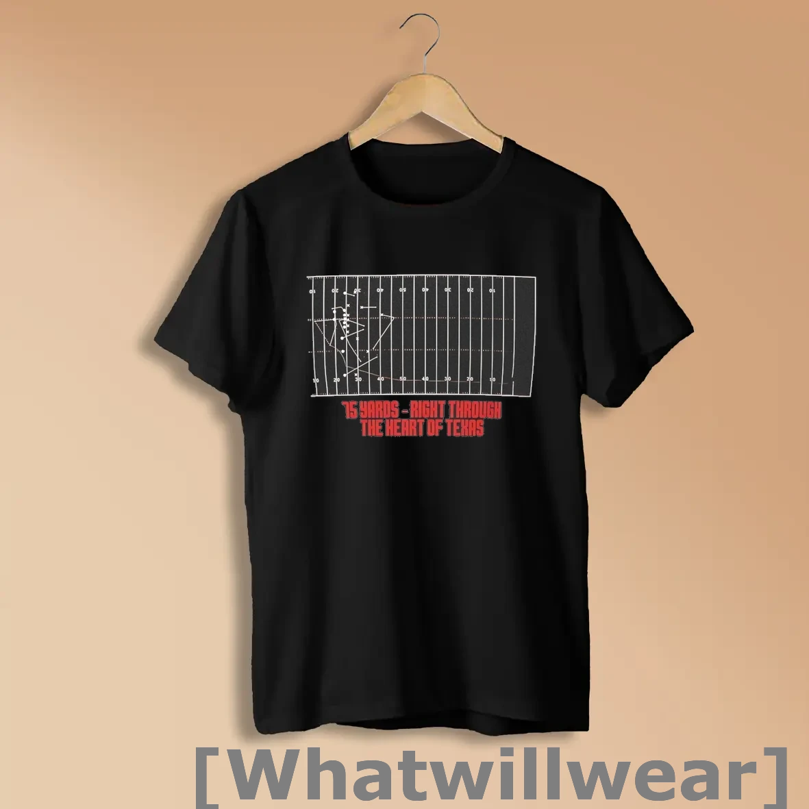 Official Ohio State Buckeyes 75 Yards Right Through The Heart Of Texas Shirts
