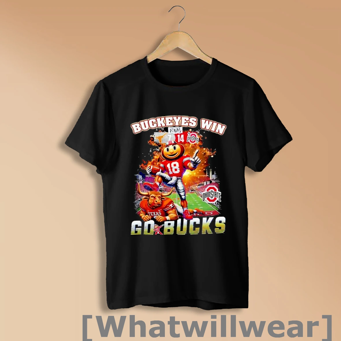 Official Ohio State Buckeyes Beat Texas Longhorns Agains The World Shirt Sweatshirt