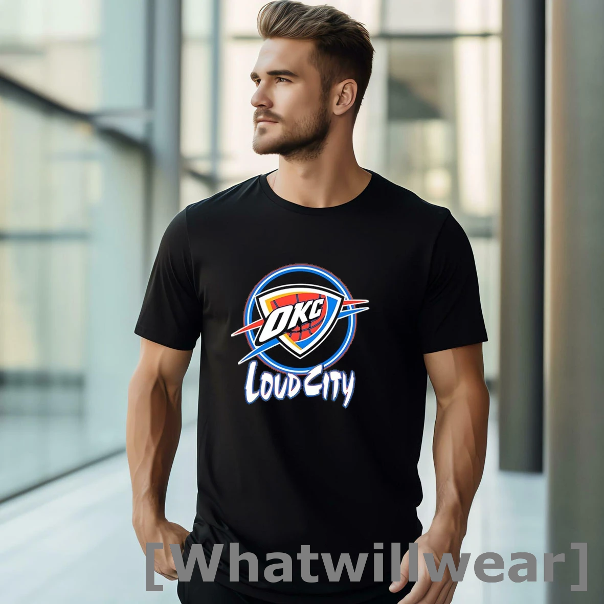 Official Oklahoma City Thunder Loud City Logo Tshirts Sweater