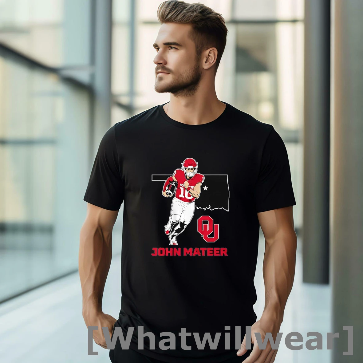 Official Oklahoma Sooners Football John Mateer State Star Shirts