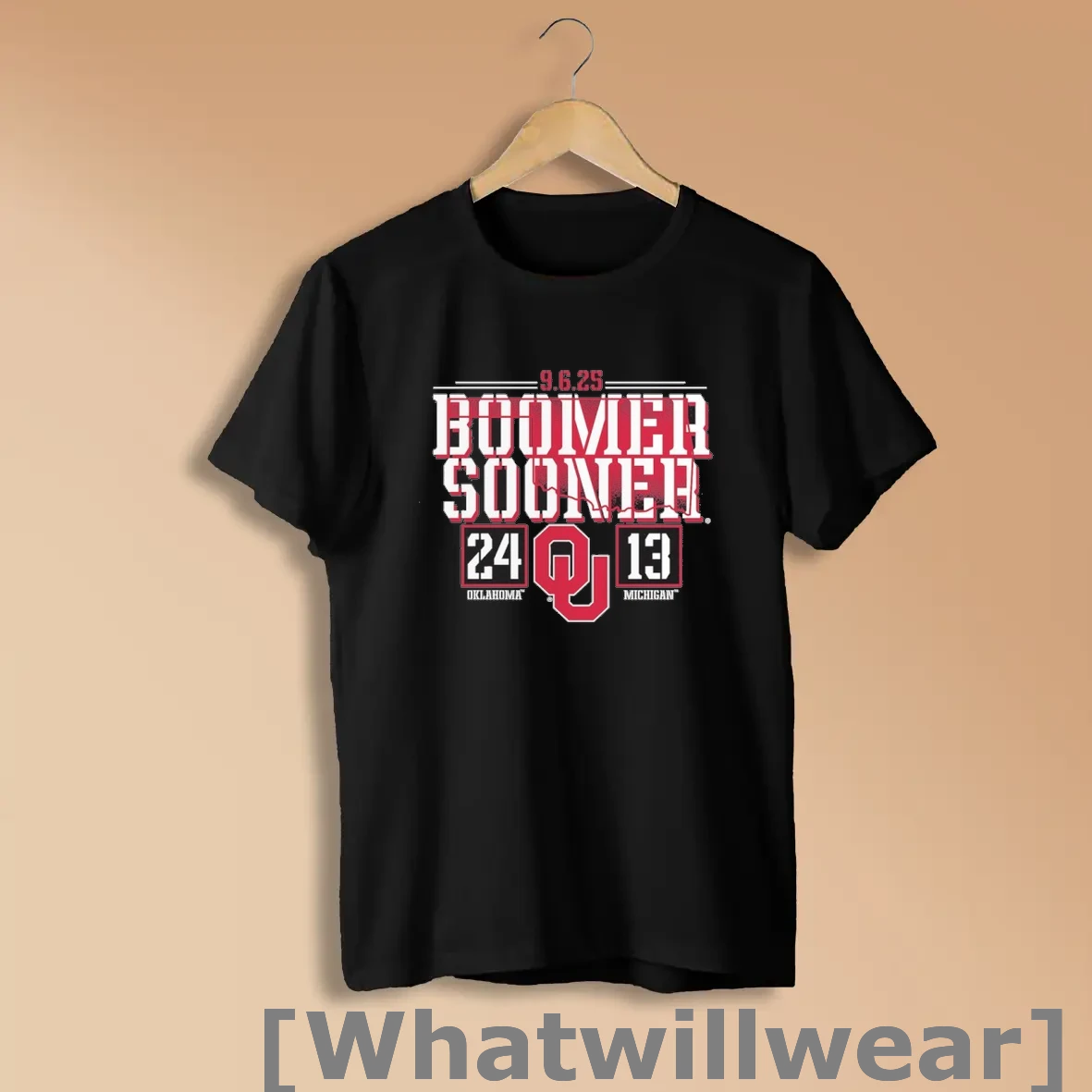 Official Oklahoma Win 24 13 Michigan Boomer Sooner Gameday Showdown Shirts