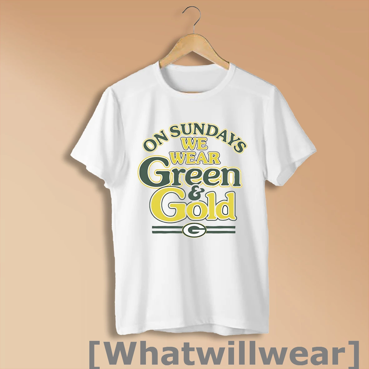 Official On Sundays We Wear Green And Gold Packers Shirt Sweatshirt