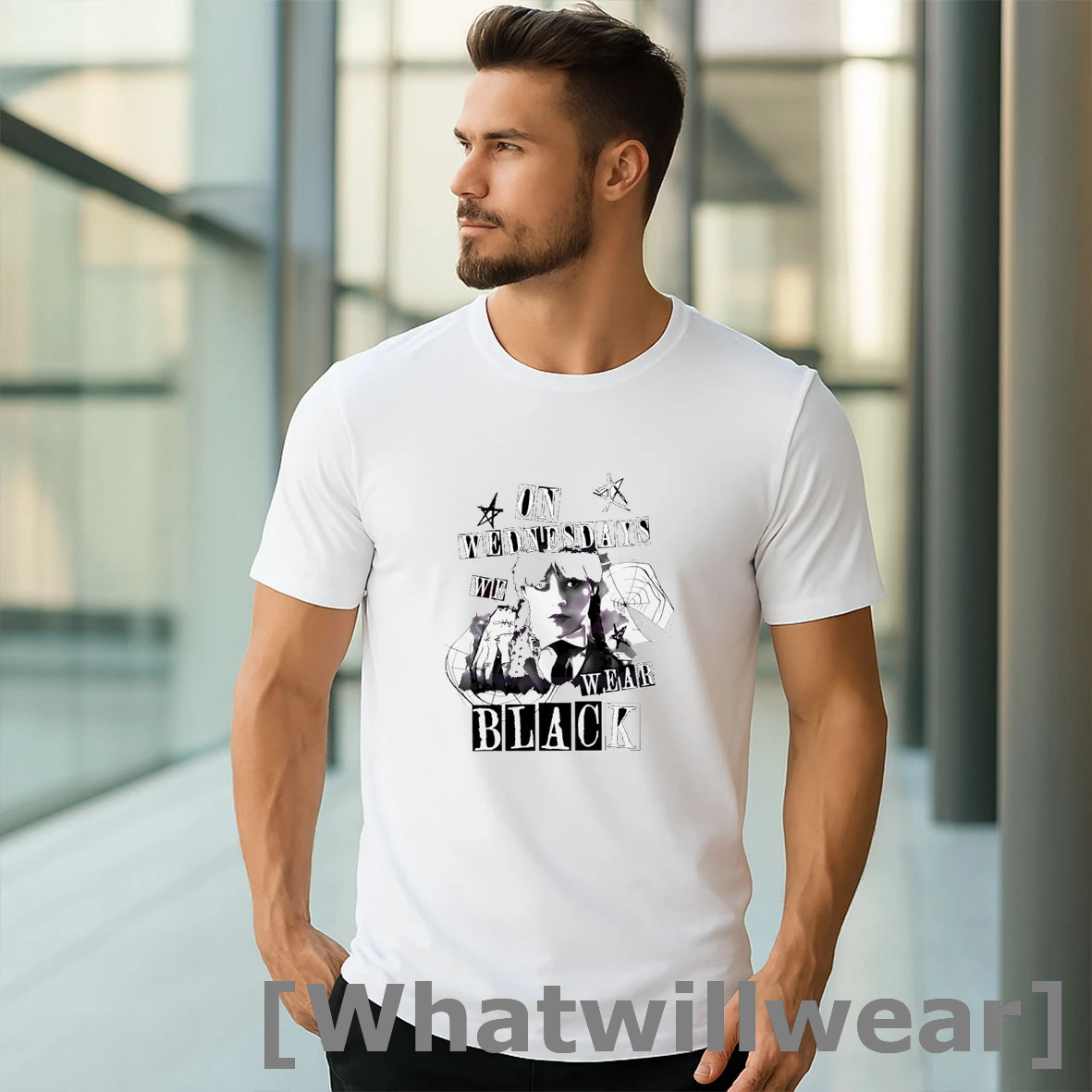 Official On Wednesdays We Wear Black Wednesday Addams Season 2 Tshirts Sweater