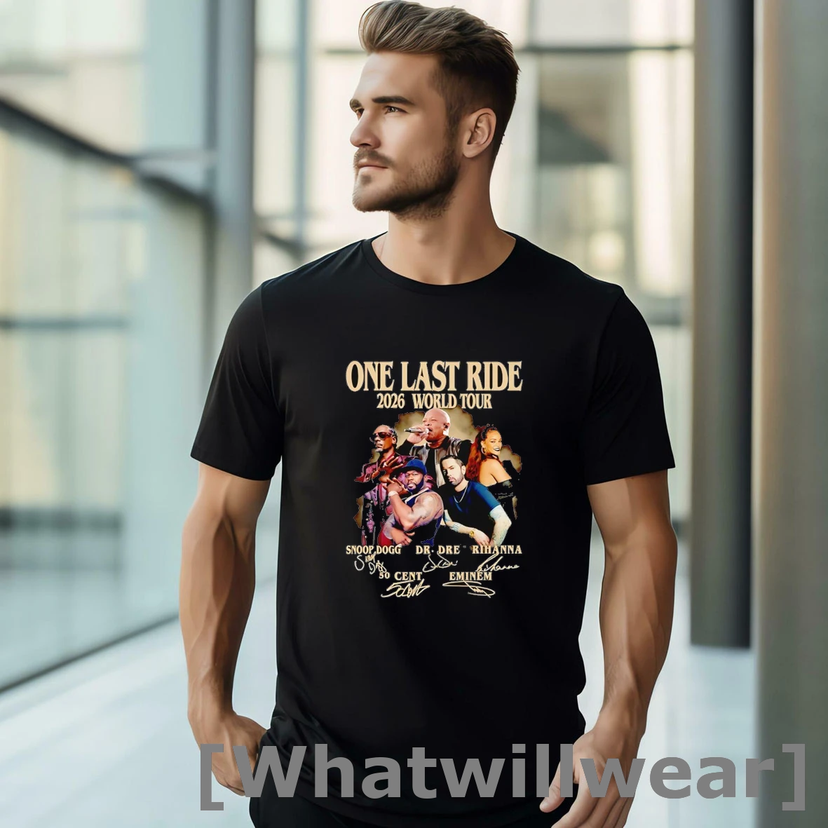 Official One Last Ride 2026 World Tour Snoop Dogg Dr Dre Rihanna 50 Cent And Eminem Tshirts Sweater