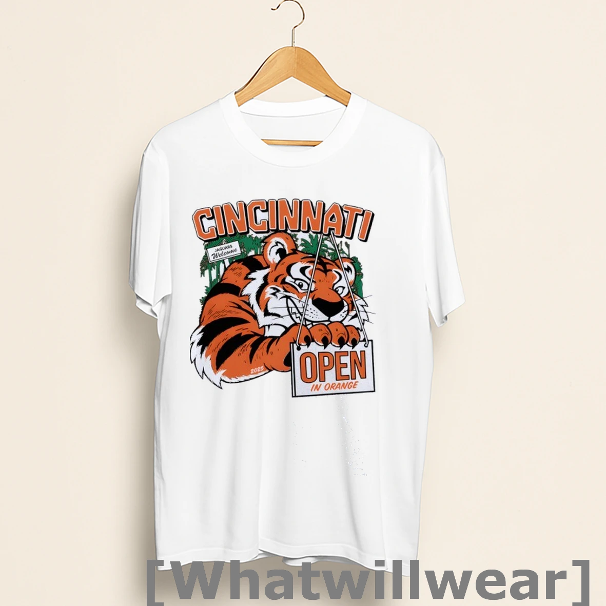 Official Open In Orange 2025 Cincinnati Football Shirts