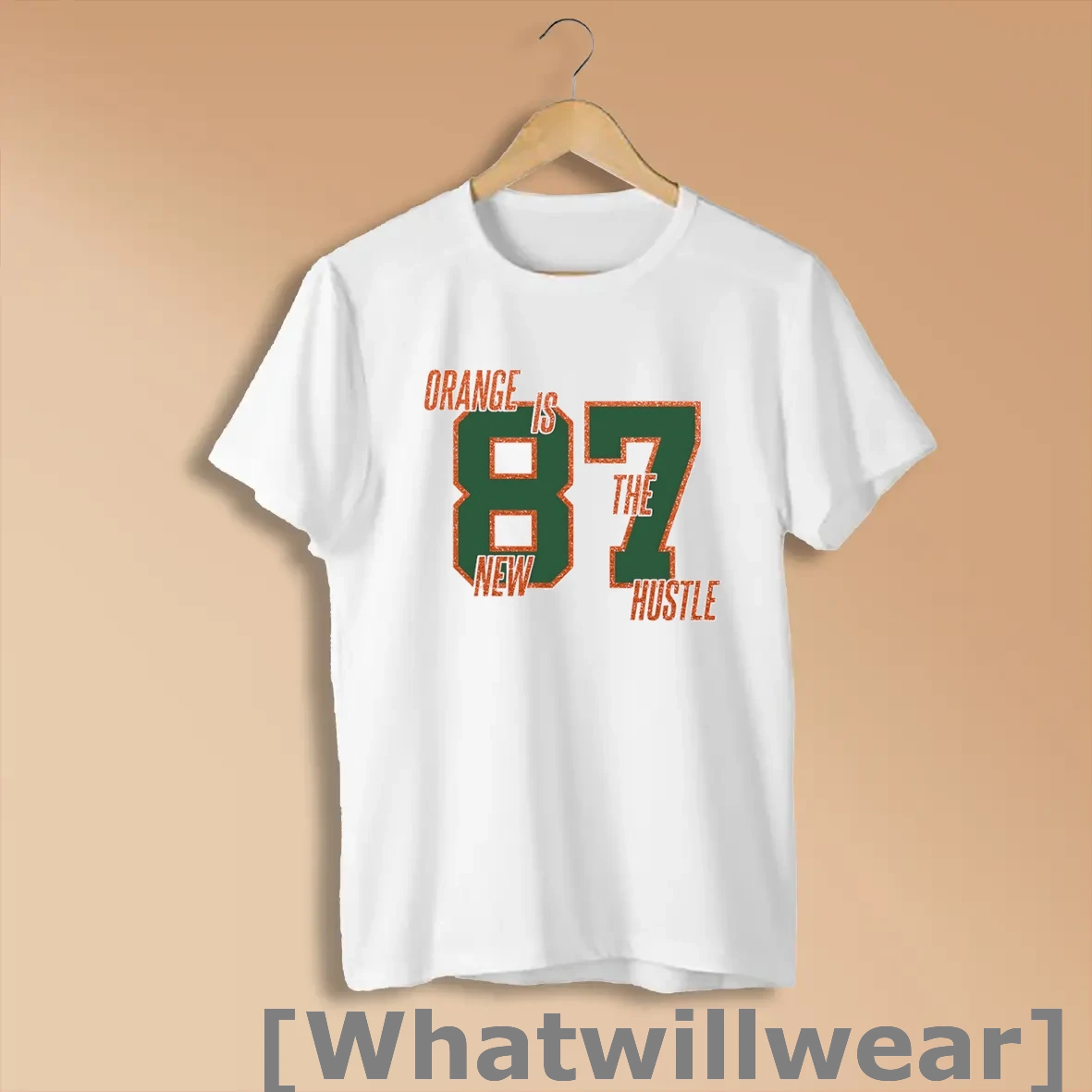 Official Orange Is The New Hustle 87 Travis Kelce And Taylor Engaged Shirts
