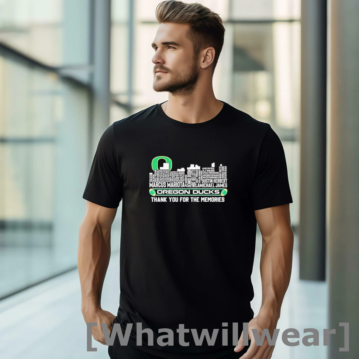 Official Oregon Duck Thank You For The Memories Players Name Shirts