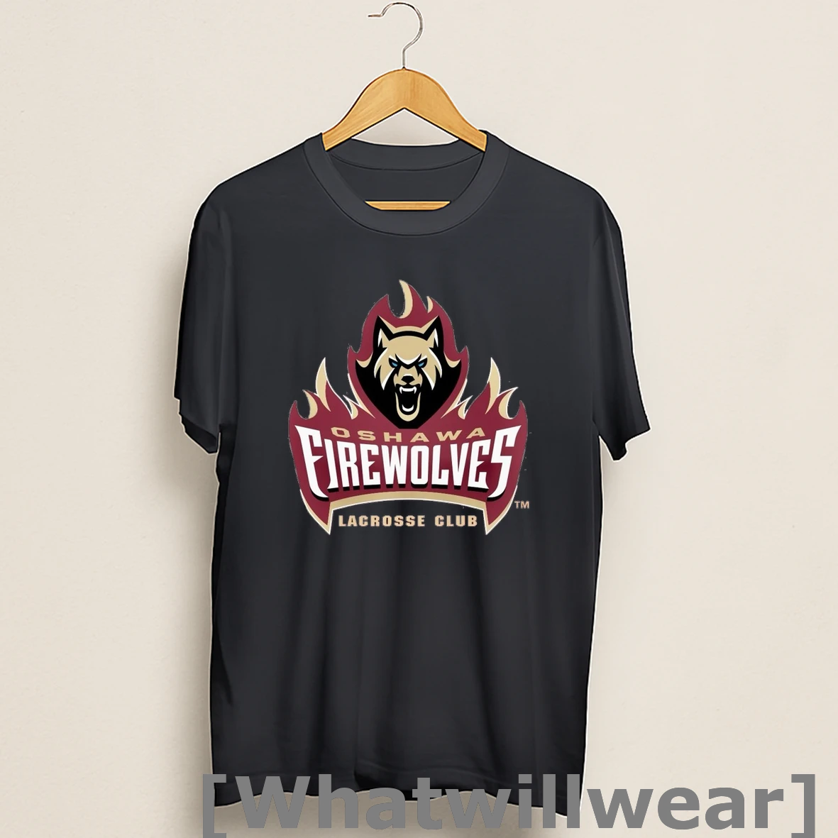 Official Oshawa Firewolves The Return Of Lacrosse To Durham Region Logo Shirts