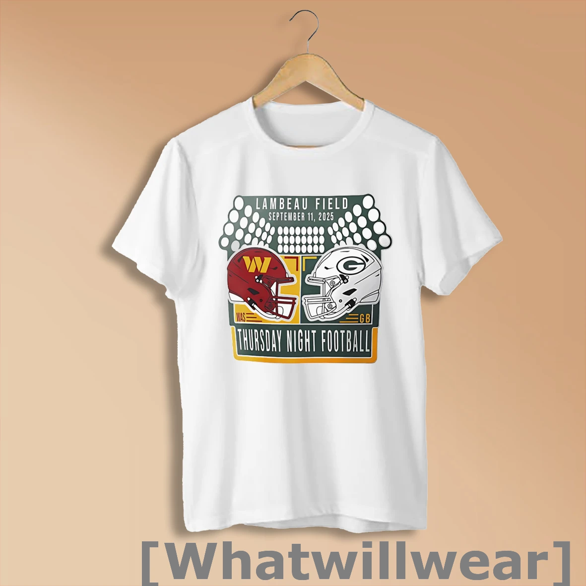 Official Packers Vs Commanders 9 11 Match Up Shirt Sweatshirt