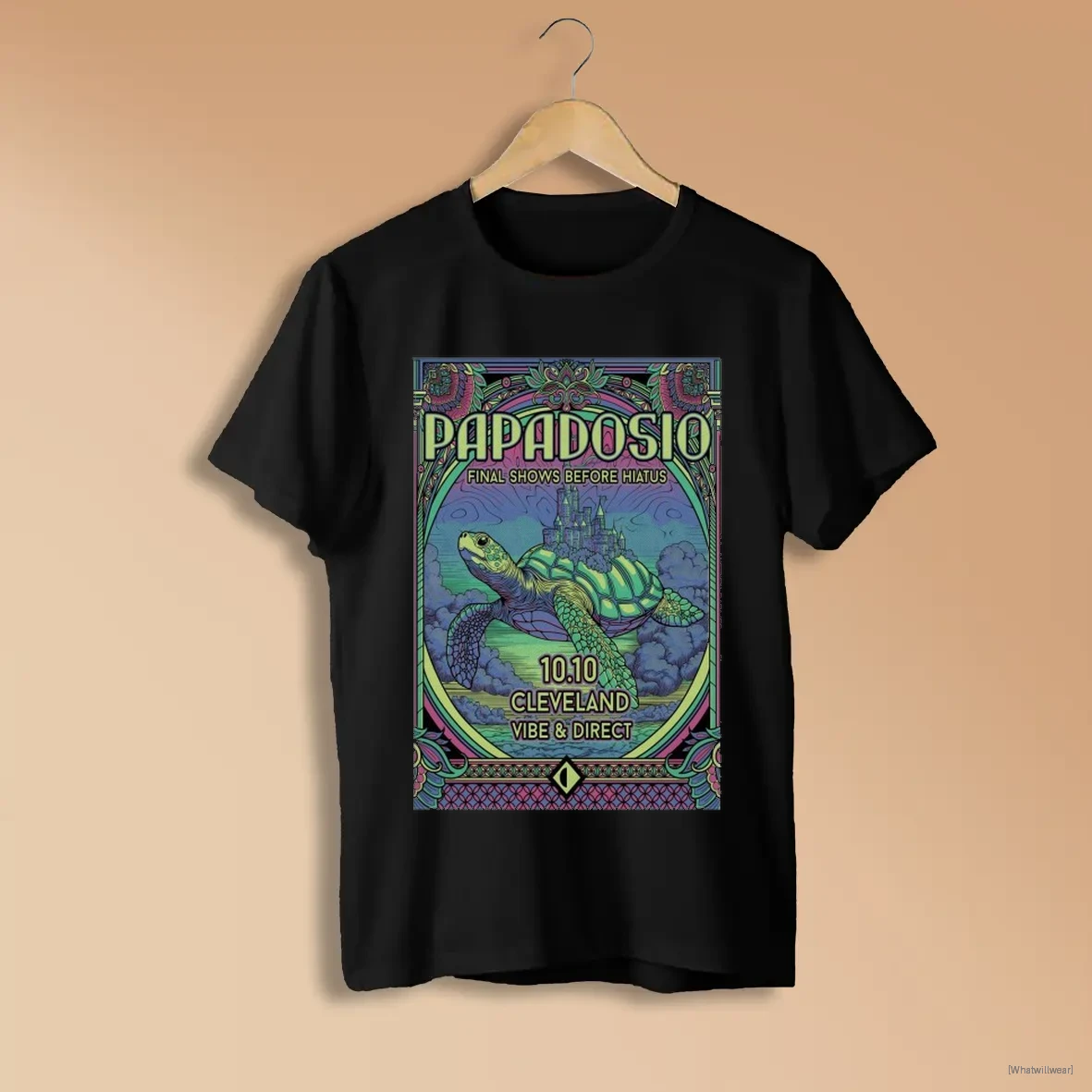 Official Papadosio Final Shows Before Hiatus Oct 10 2025 Globe Iron In Cleveland Oh Turtle T Shirts Shirts
