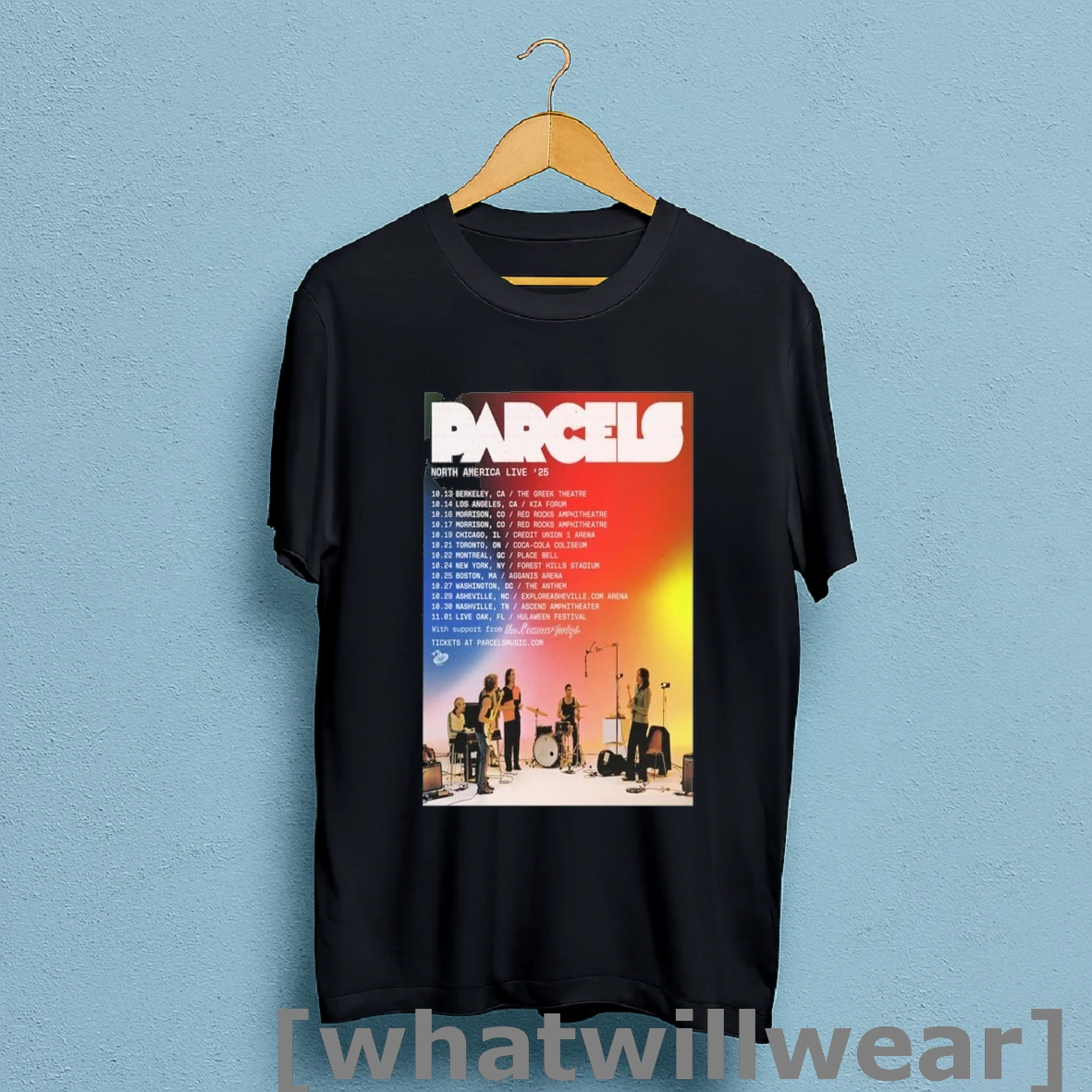 Official Parcels North American Live 25 T Shirts Shirt Shirt Sweatshirt