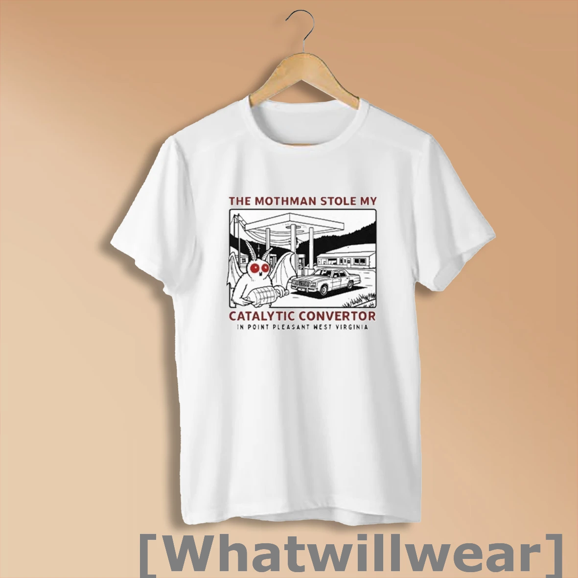 Official Parody Movie The Mothman Stole My Catalytic Convertor In Point Pleasant West Virginia Shirt Sweatshirt