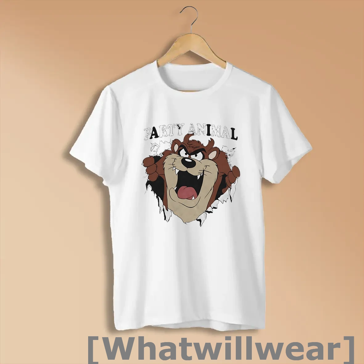 Official Party Animal Tasmanian Devil Looney Tunes Shirts