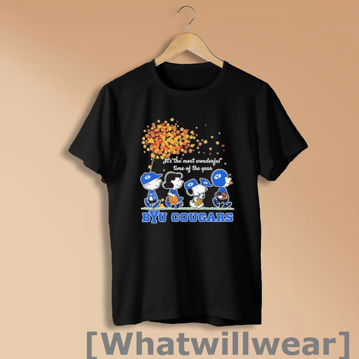Official Peanuts Byu Cougars Its The Most Wonderful Time Of The Year Shirt Sweatshirt