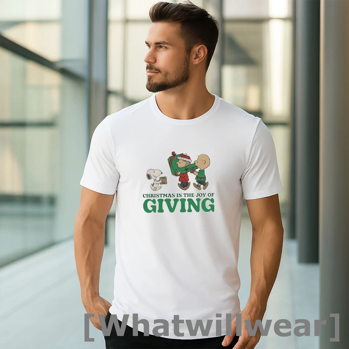 Official Peanuts Christmas Is The Joy Of Giving Tshirts Sweater