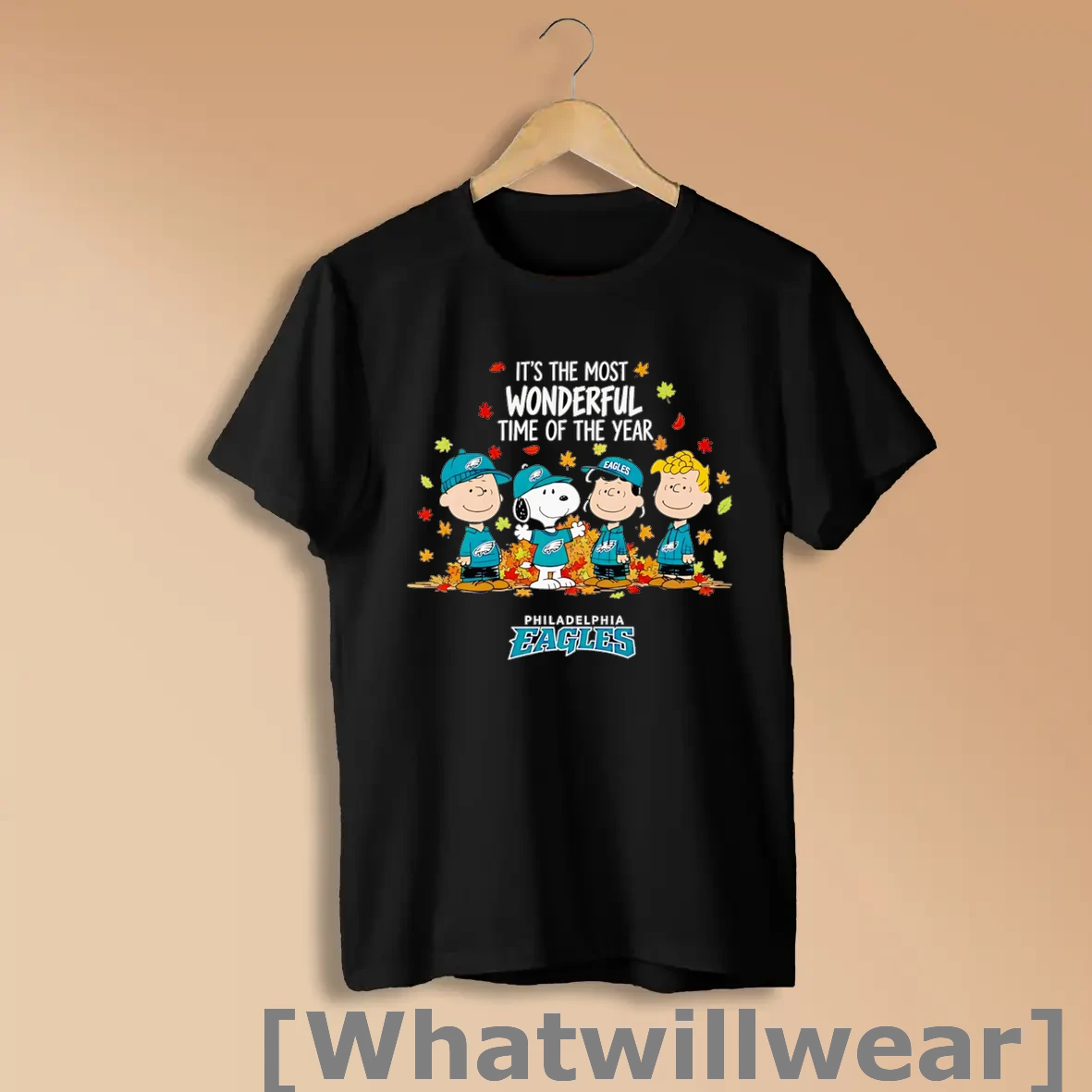 Official Peanuts Autumn Its The Most Wonderful Time Of The Year Philadelphia Eagles Shirts