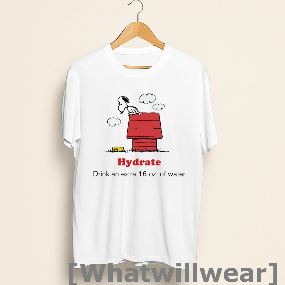 Official Peanuts X American Red Cross Hydrate Drink An Extra 16 Oz Of Water Shirts