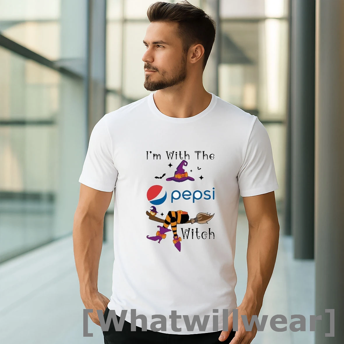 Official Pepsi Im With The Witch Hat Halloween Shirts