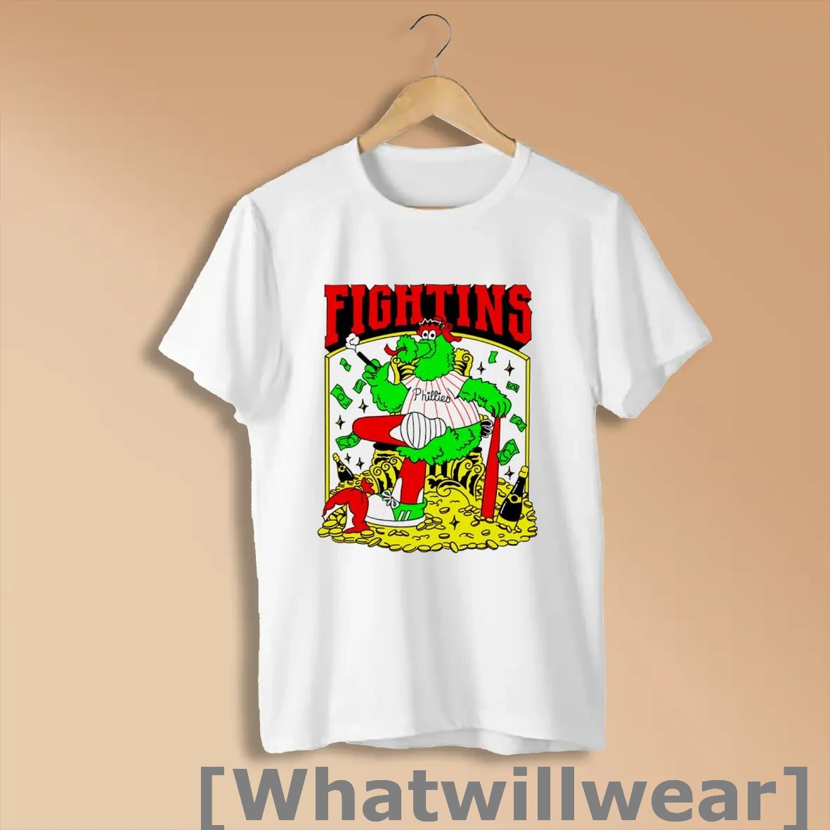 Official Philadelphia Eagles Phillie Phanatic Fightins Mascot Shirts