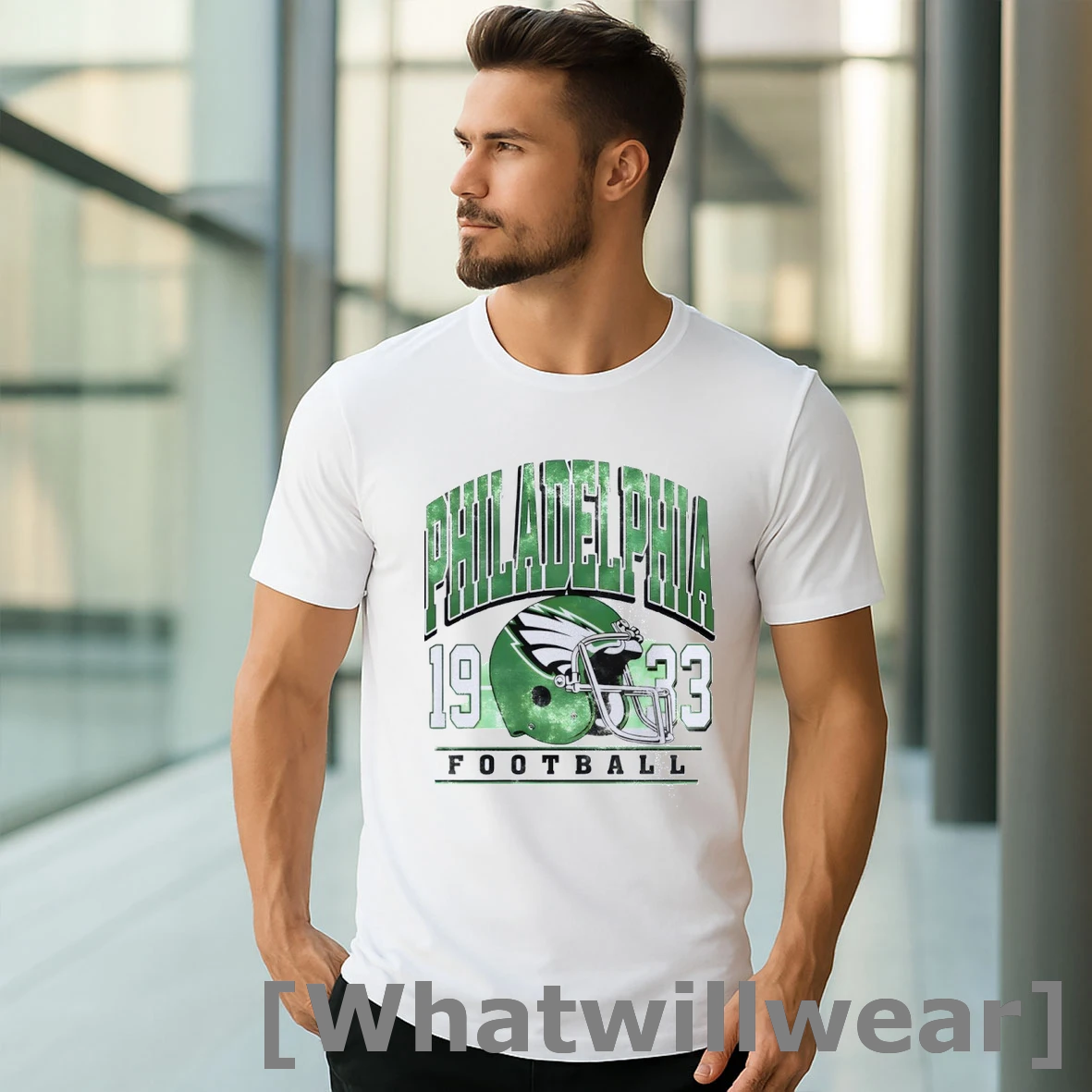 Official Philadelphia Eagles Helmet American Football Team Game Day Classic Mens Tshirts Sweater