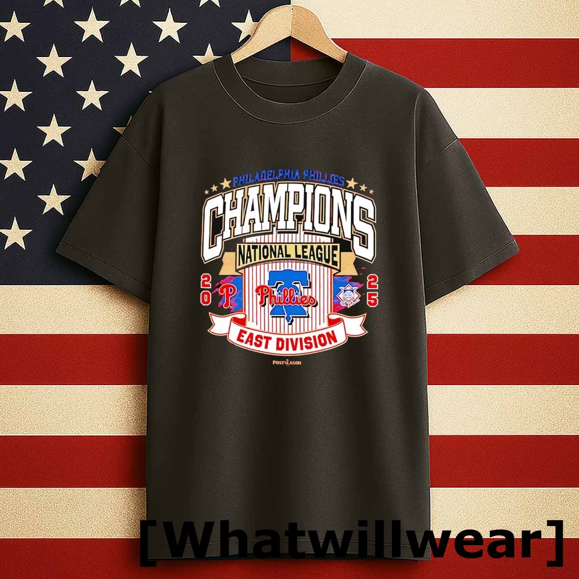Official Philadelphia Phillies Baseball 2025 Mlb East Division Champions Tshirts Sweater