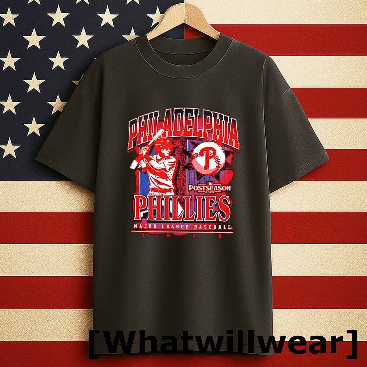 Official Philadelphia Phillies Baseball 2025 Mlb Postseason Logo Tshirts Sweater