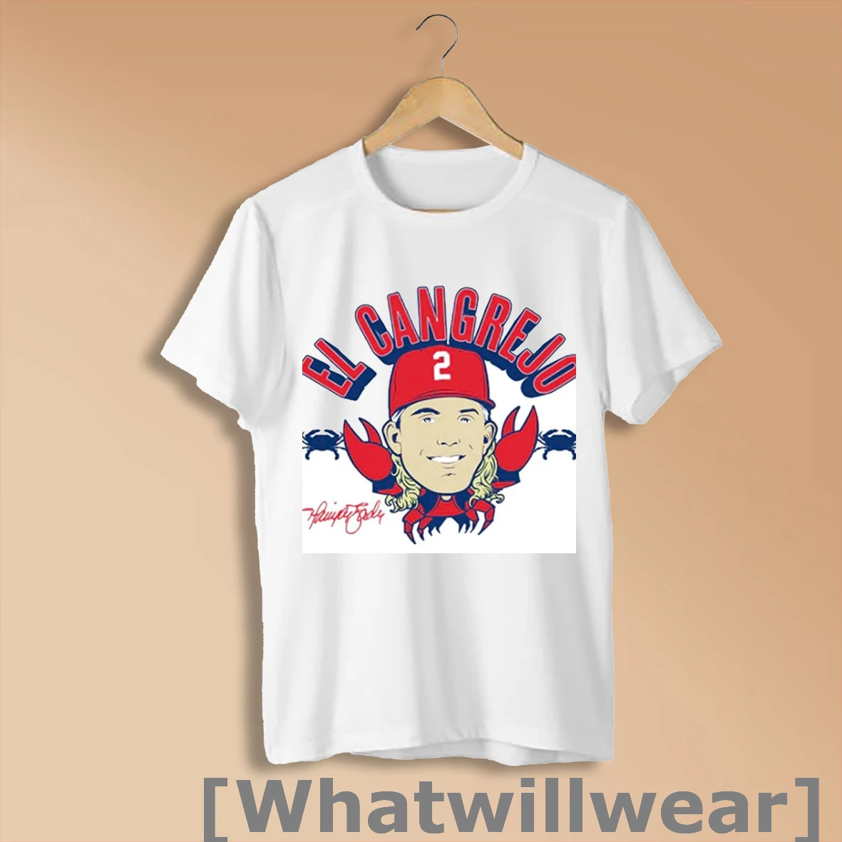 Official Philadelphia Phillies Harrison Bader El Cangrejo Shirt Sweatshirt