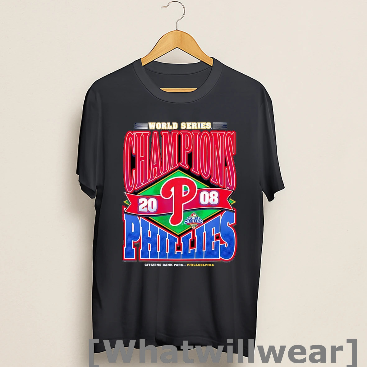 Official Philadelphia Phillies Baseball World Serie Champions 2008 Vintage Shirts