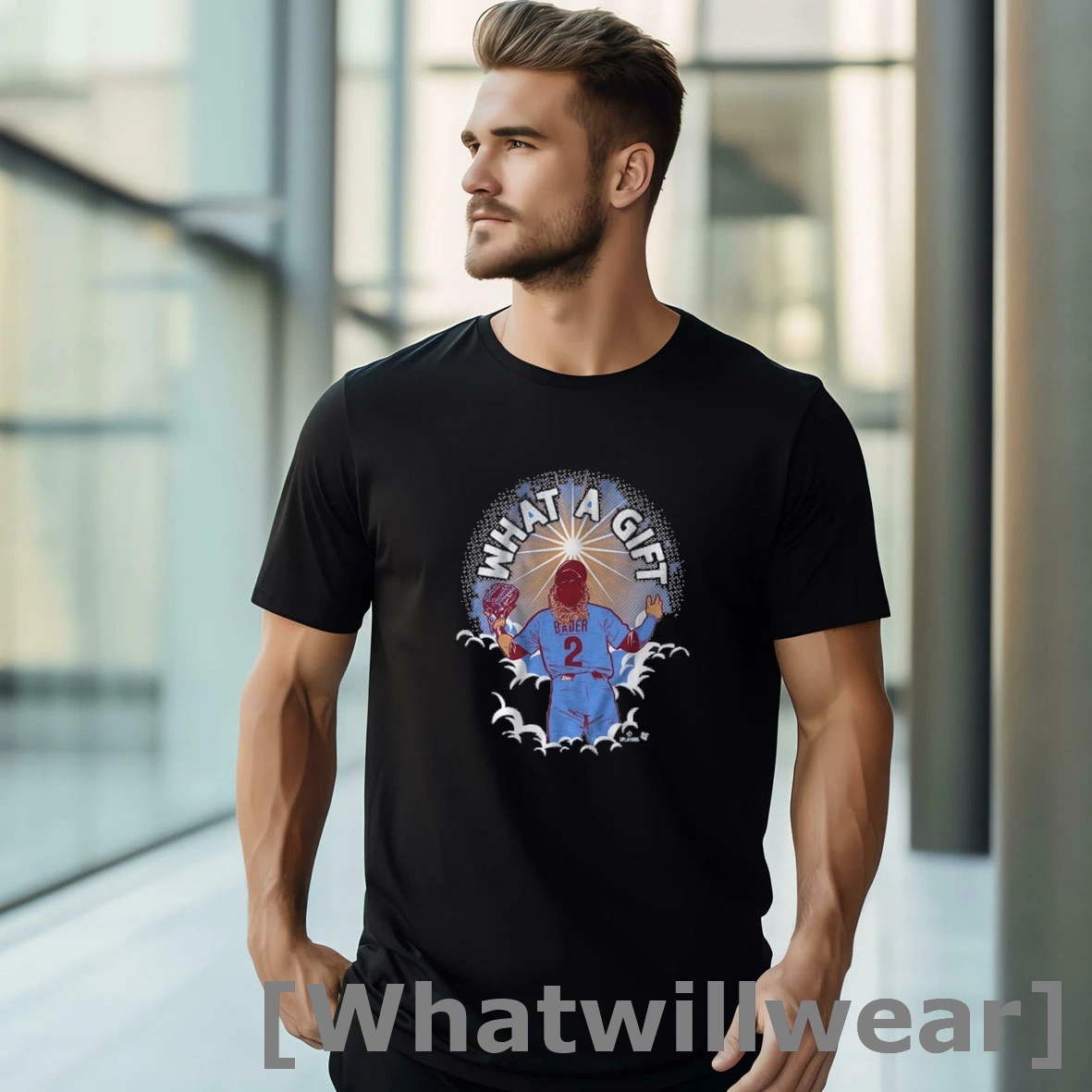 Official Phillies Harrison Bader What A Gift Shirts