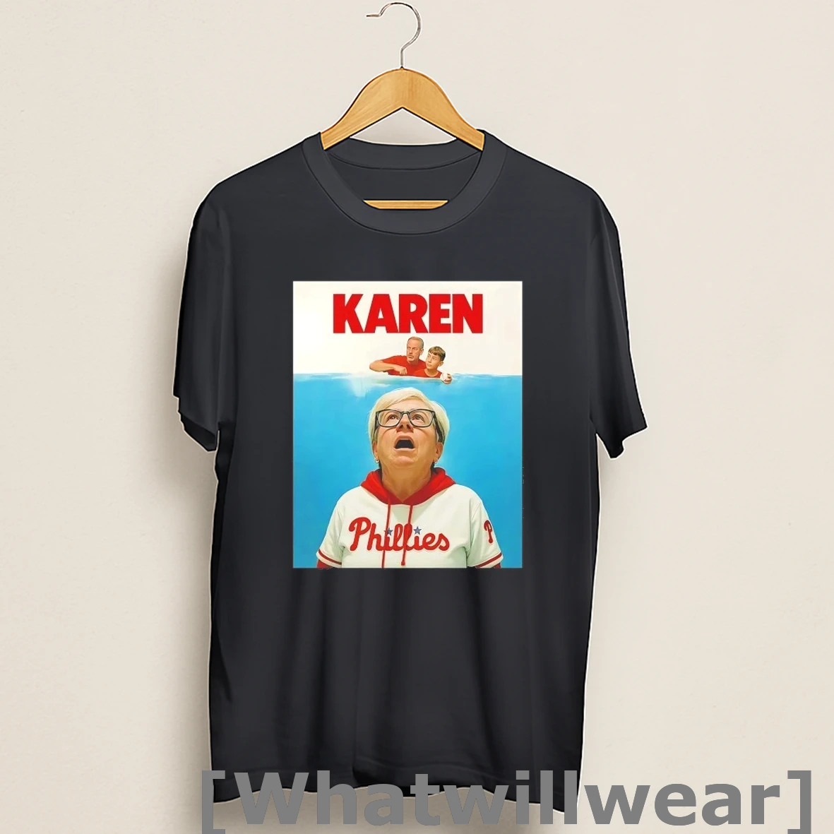Official Phillies Karen Jaws Parody Shirts