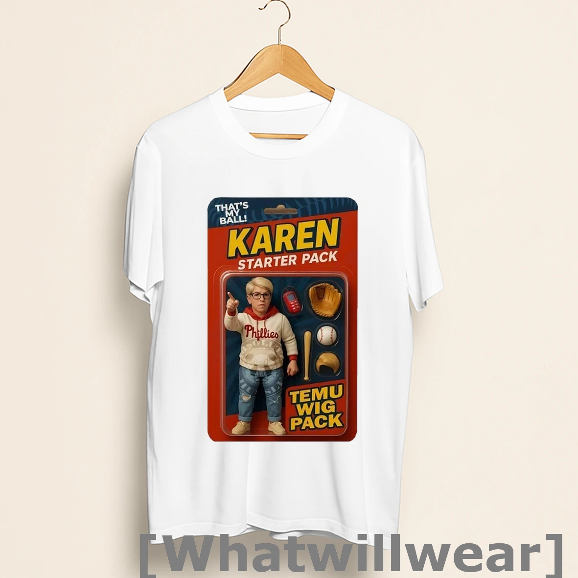 Official Phillies Karen Starter Pack Thats My Ball Shirts