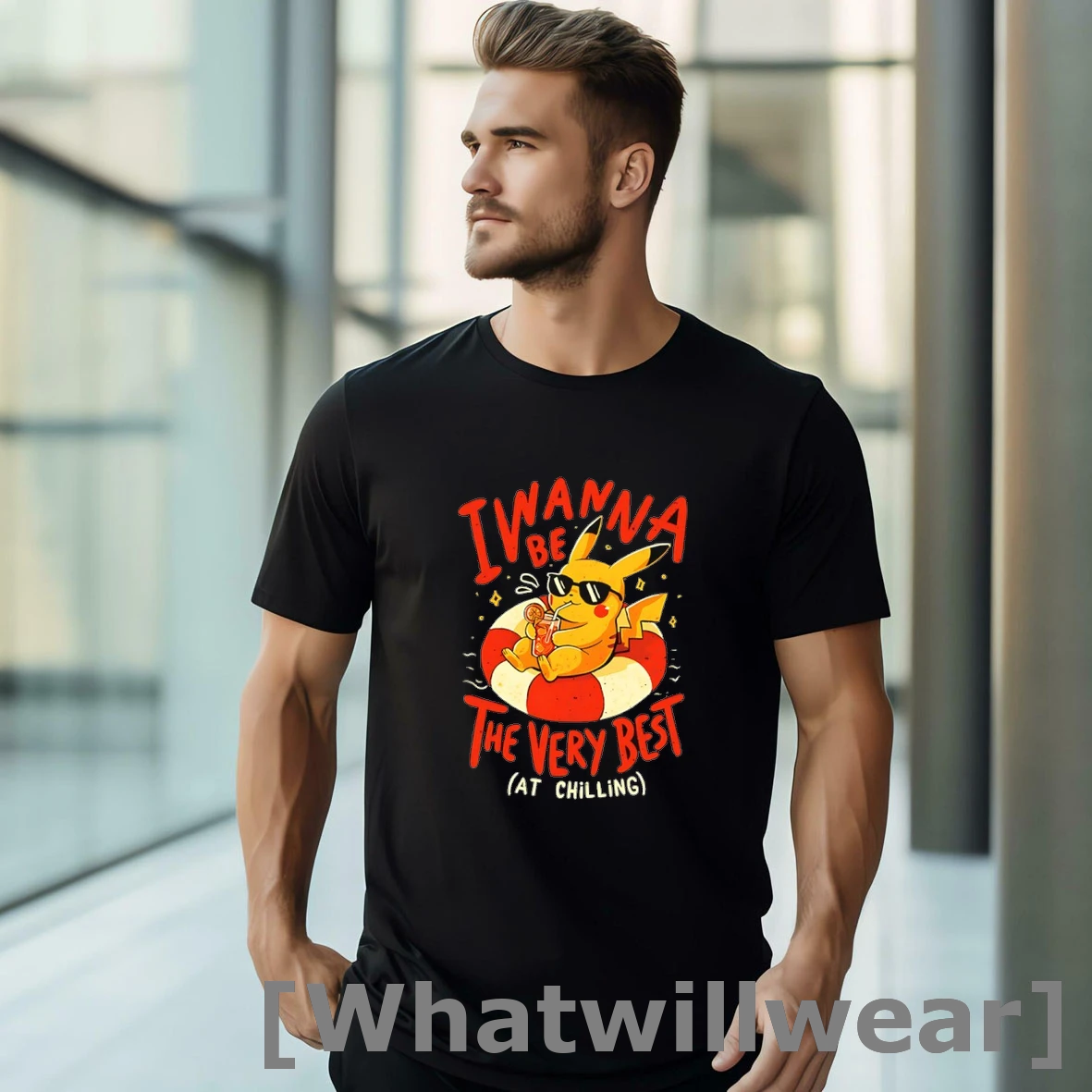 Official Pikachu I Wanna Be The Very Best At Chilling Shirts