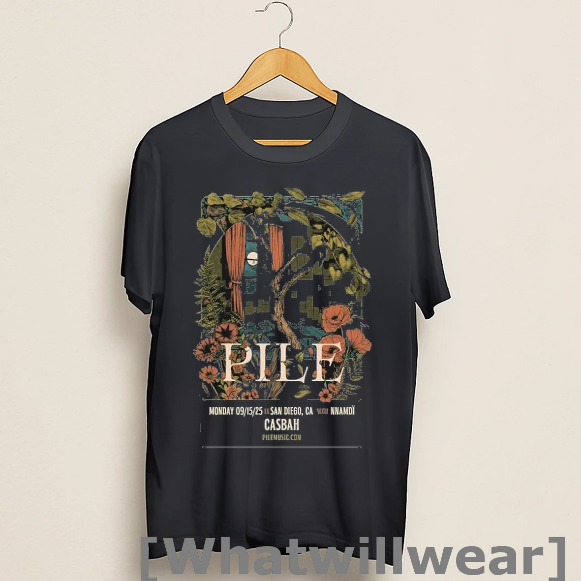 Official Pile 9 15 2025 The Casbah In San Diego Ca Shirts