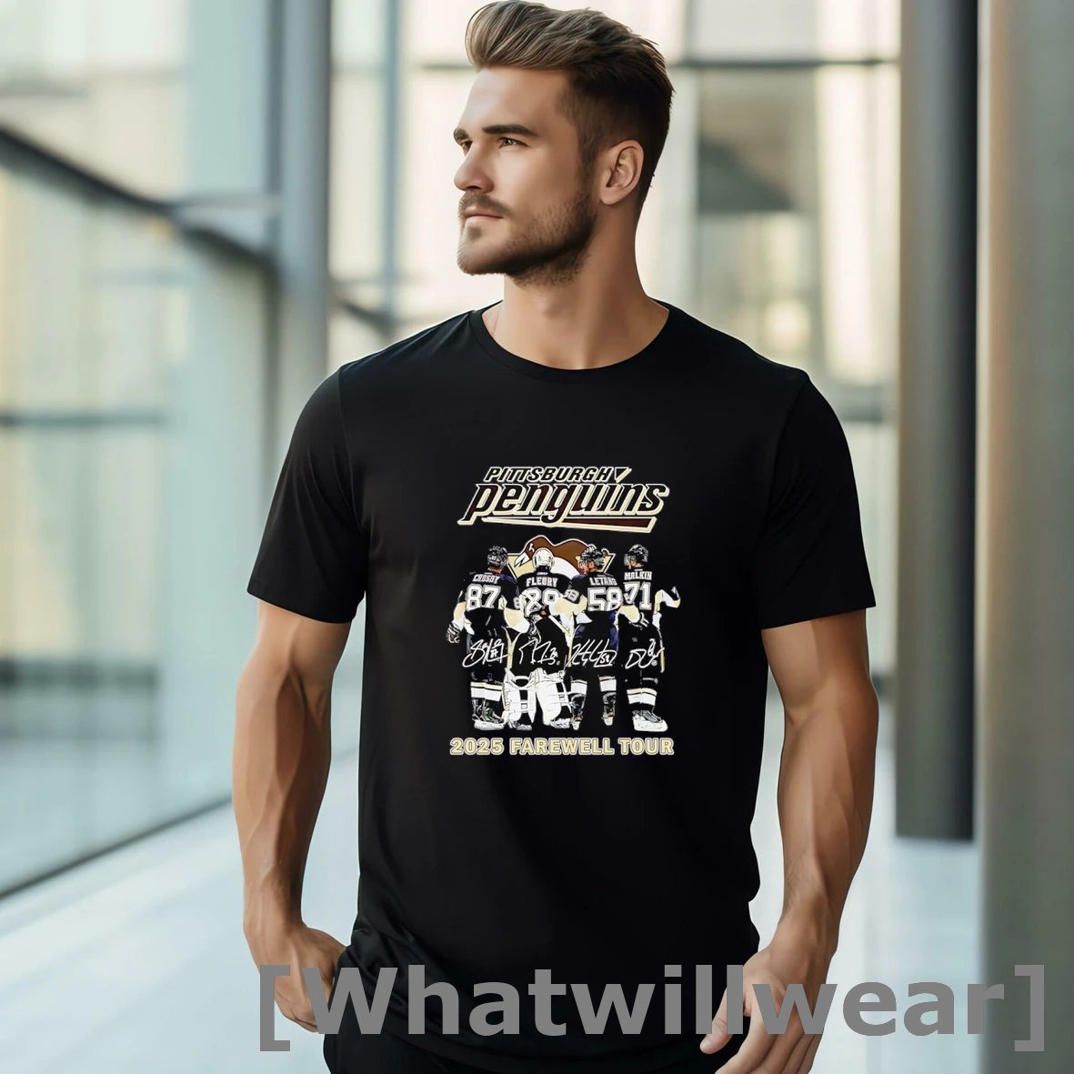 Official Pittsburgh Penguins 2025 Farewell Tour Signature Tshirts Sweater