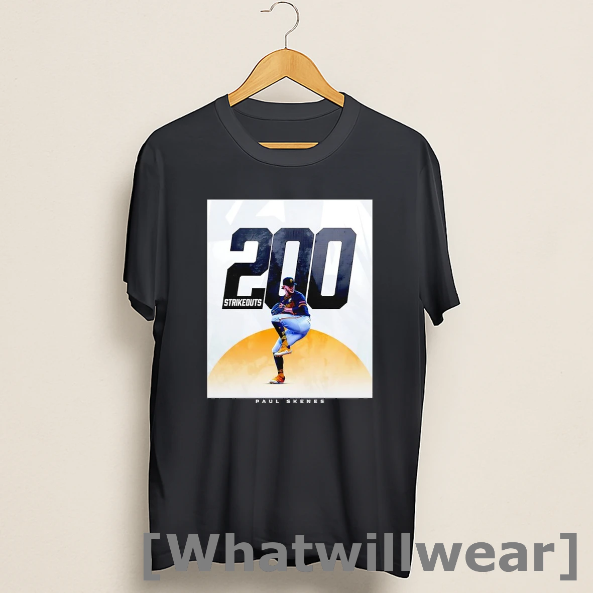 Official Pittsburgh Pirates Paul Skenes 200 Strikeouts Shirts